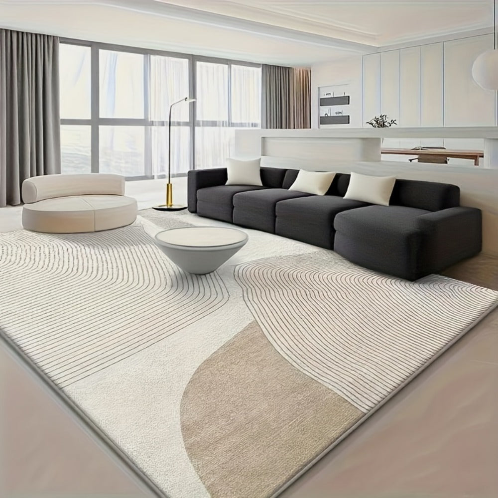 Velvet Area Rug 850G Floral Washable Soft Carpet Retro Design Living Room Dining Room Bedroom Floor Mat Vibrant Color Multi-Size