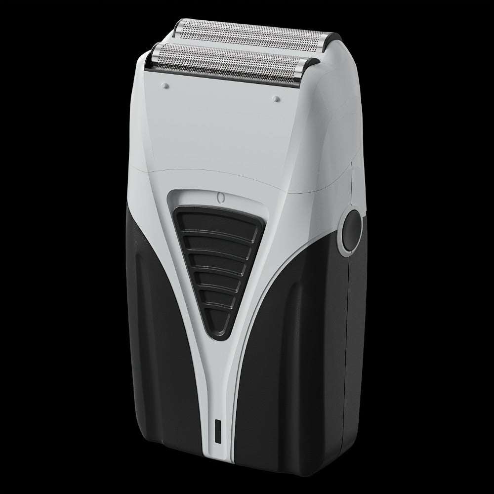 Electric Shaver for Men USB Rechargeable Portable Dual Head Razor Stainless Steel Blades 60 Min Runtime Beard Grooming Travel Shaver