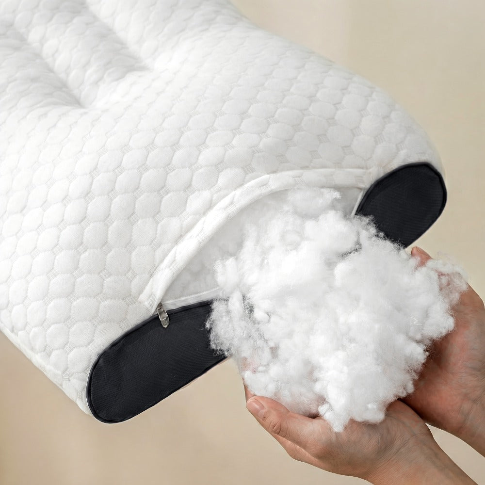 Neck Pillow 2 Pack ¨C Breathable Memory Foam Travel Pillow with Removable Zippered Cover, Ergonomic Cervical Support for Neck & Shoulder Pain Relief