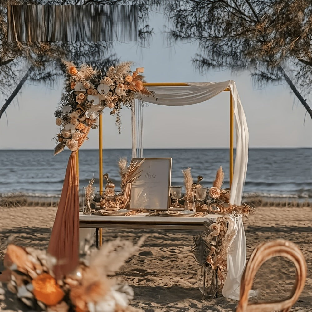 Tabletop Stand with Clamps 44 Inch Height Adjustable Black Metal Arch Stand for Wedding Centerpiece, Birthday, Christmas, Halloween, Valentine's Day Party Table Decoration