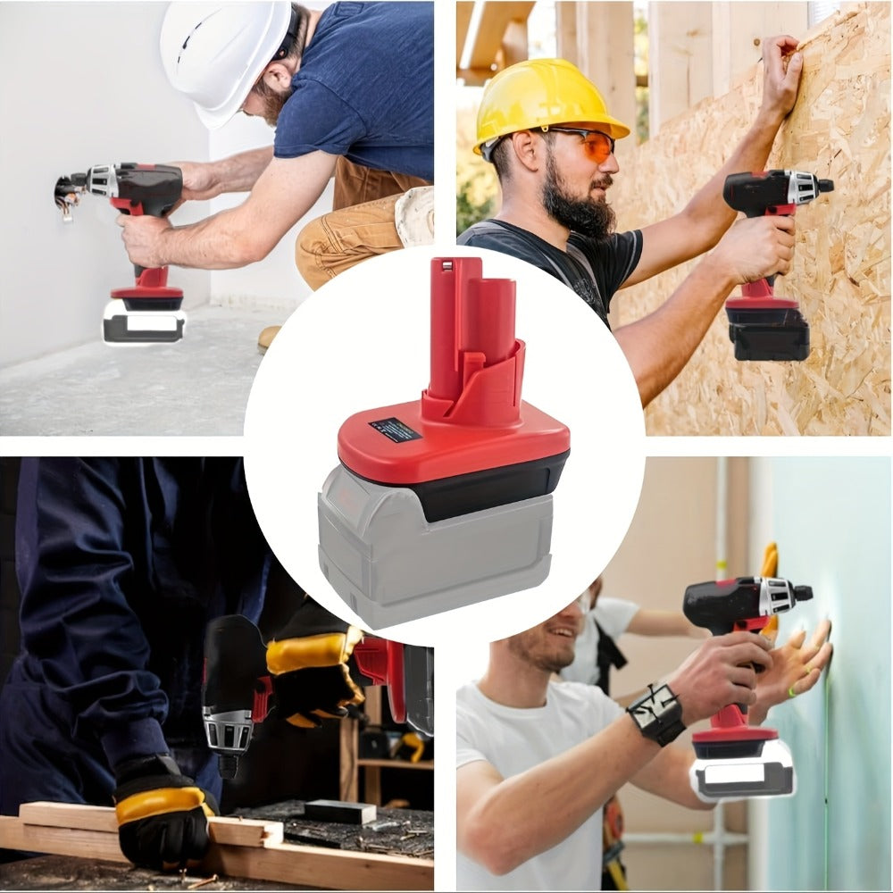 Battery Adapter Converter for Dewalt 20V & 18V Red Tools Li-ion Battery to 12V Power Tool Replacement ¨C Lithium Ion Compatible Adapter