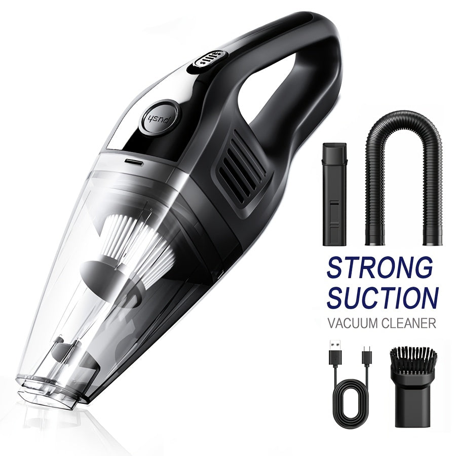 Cordless Handheld Vacuum Cleaner 5KPa 40dB Quiet Lightweight Rechargeable with Crevice Tool for Home Kitchen Car Office Pet Hair