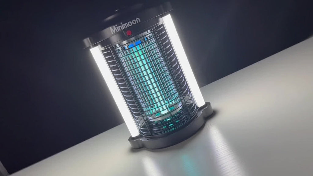 Plug-In Bug Zapper with Dual LED ¨C 110V Electric Fly Killer & Mosquito Trap, Instant Kill for Mosquitoes, Flies & Cockroaches, with Bug Collector Tray, for Home, Office & Commercial Use (HK-5)