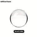 Crystal Ball for Photography Decoration Feng Shui Gift ¨C Transparent Glass Sphere 60mm 80mm 150mm with Base for Magic Lens Ball Home Decor Halloween Valentine Christmas