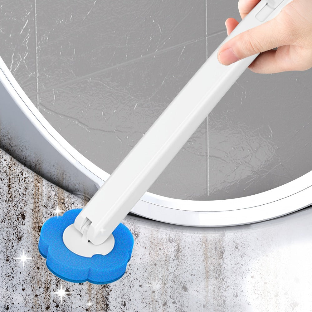 Disposable Toilet Brush Cleaning System with Bracket & Replaceable Heads - Deep Clean Toilet Bathroom Cleaning Kit, No-Touch Hygienic Brush with Refill Packs 17/24/30/35/53 Refills for Home & Bathroom