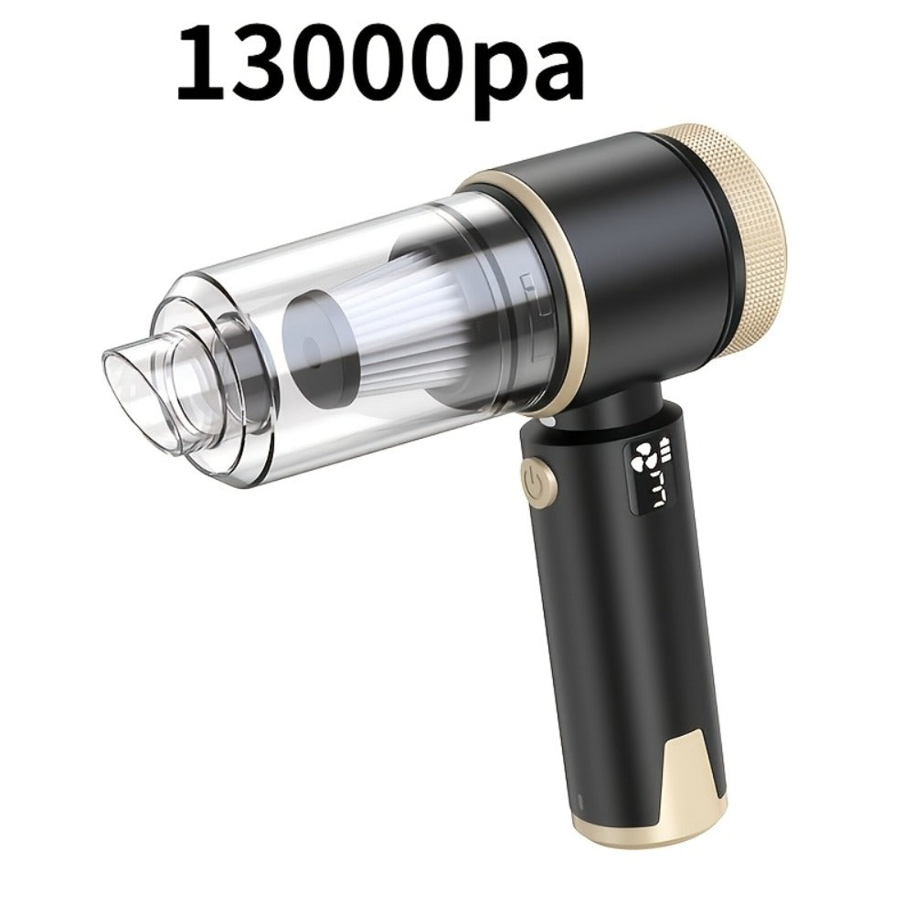 Car Vacuum Cordless 21000Pa Powerful Handheld Wireless 6000mAh USB Rechargeable with Attachments for Car Home Office Pet Hair Deep Cleaning
