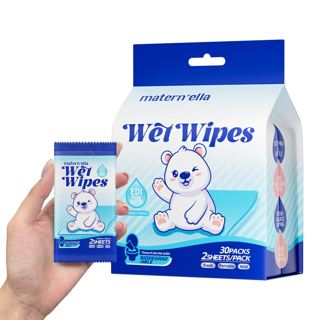 Flushable Wet Wipes with Probiotics ¨C Plant-Based Fibers, Fragrance Free, Sewer Safe, Soft & Thick Disposable Butt Wipes for Adults, Incontinence & Personal Care (1/3/5/6/8/9/15 Packs)