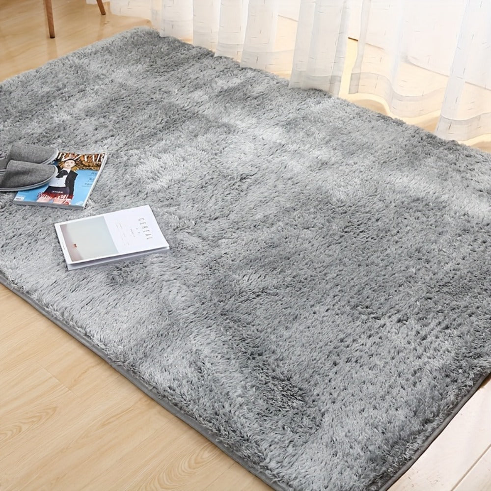 Fluffy Shag Area Rug Soft Plush Carpet Non-Slip for Living Room Bedroom Bedside 100% Polyester Tufted Indoor Floor Rug Home Decor Multiple Colors and Sizes