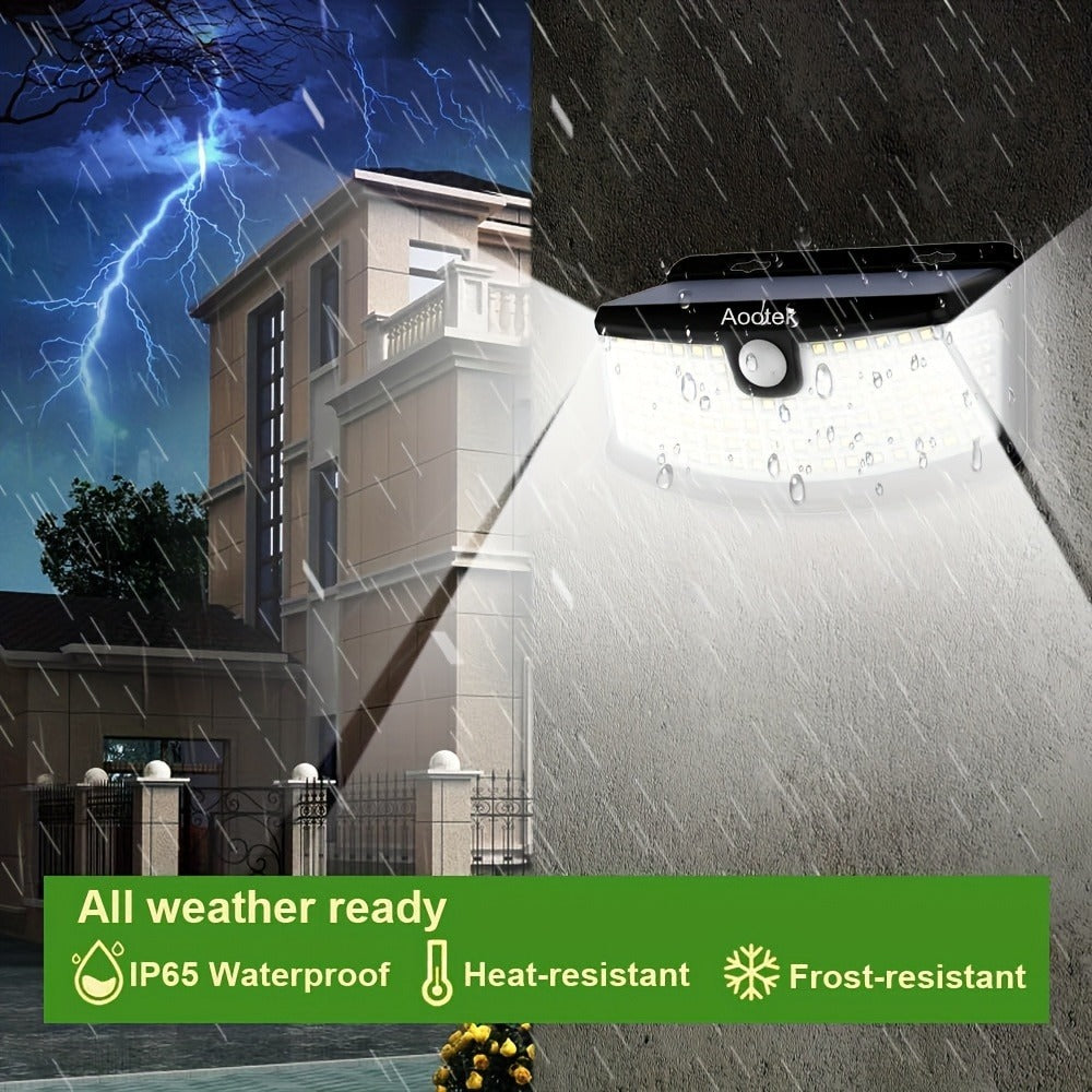 Solar Step Lights Outdoor 120 LED Motion Sensor ¨C 270¡ã Wide Angle IP65 Waterproof Wall Light with 3 Modes | 18-Hour Solar Powered Stair Light for Pathway, Fence, Garage & Deck | 4/6/8 Pack
