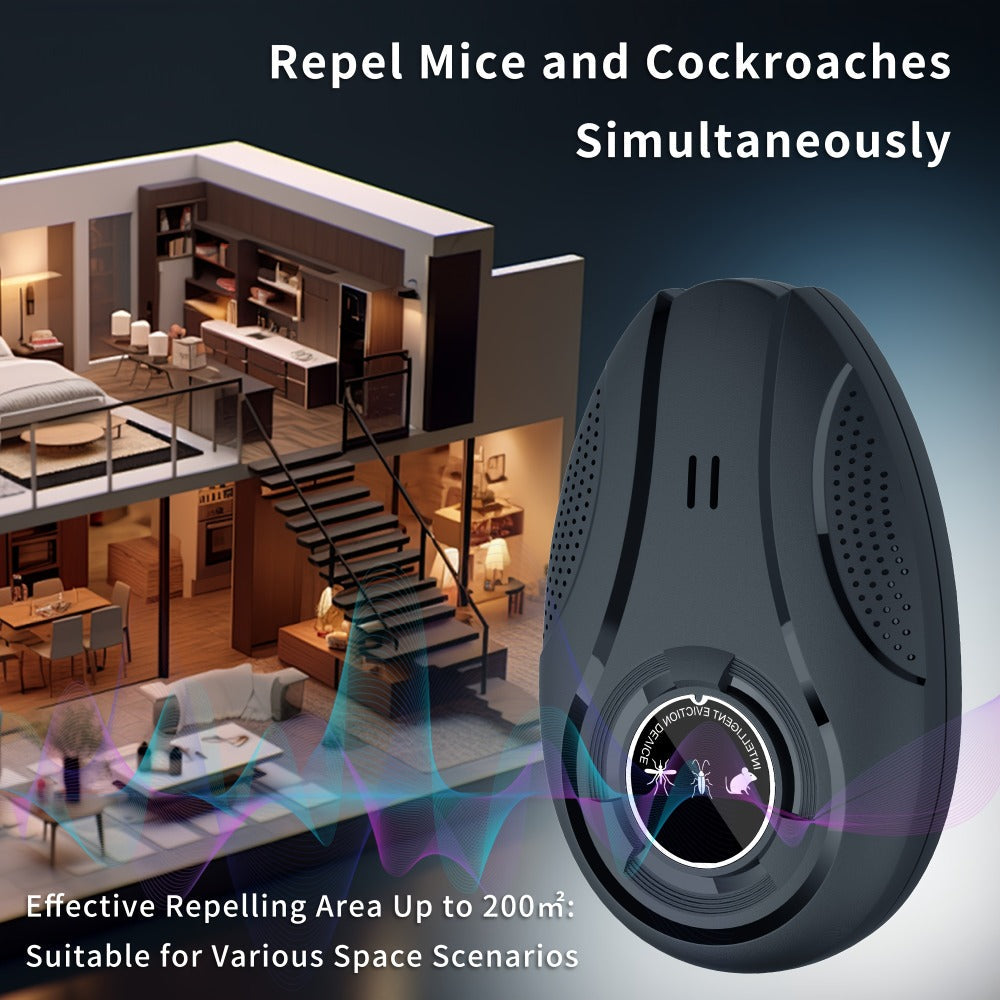 Ultrasonic Pest Repeller for Home Indoor ¨C Plug-In Electronic Mosquito Cockroach Mouse Ant Spider Repellent Device for House Office Warehouse