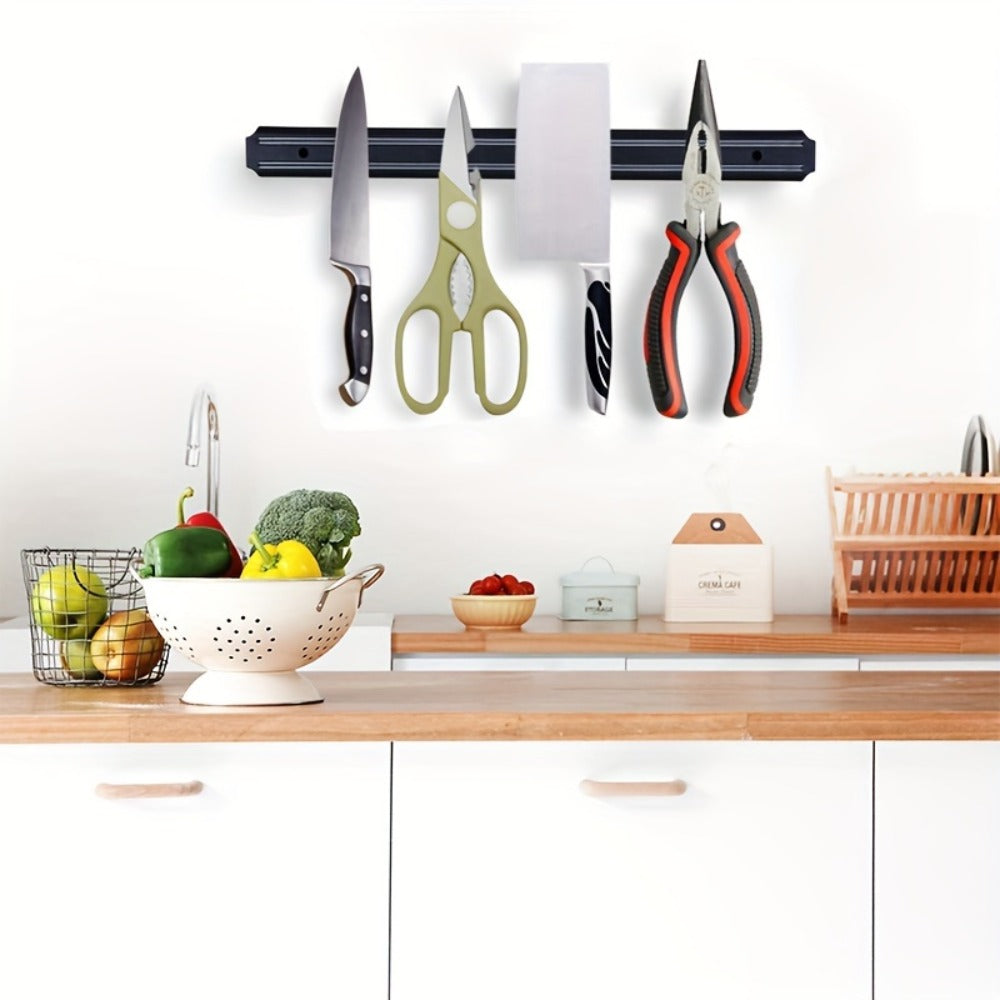 Magnetic Knife Holder Wall Mount 20 Inch - Strong Magnetic Knife Bar Strip for Kitchen, Space-Saving Knife Rack for Knives, Scissors, Tools, Easy Install Kitchen Organizer