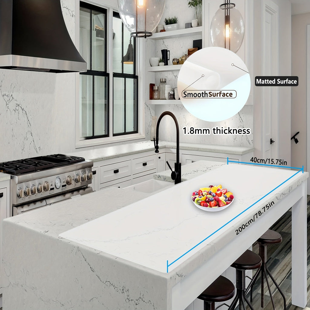 Extra Large Silicone Mat for Kitchen Counter ¨C Nonslip Heat Resistant Countertop Protector, Nonstick Waterproof Craft Mat & Placemat, Multiple Sizes & Colors
