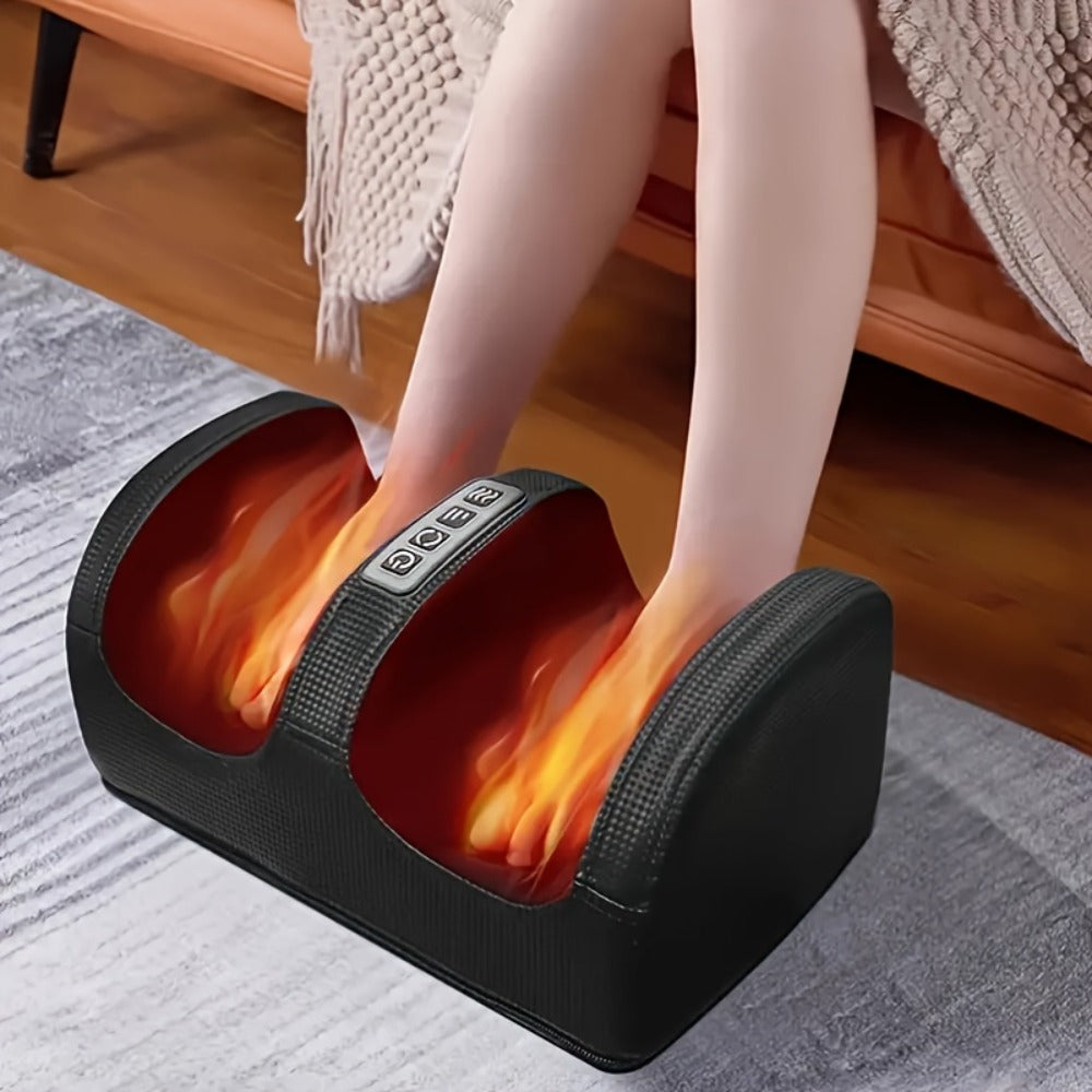 Foot Massager with Heat Compression Air Pressure for Athletes Blood Circulation Muscle Relaxation Electric Foot Massage Machine Father's Day Mother's Day Gift