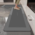 Kitchen Mat Set 2 Piece Anti-Slip Water Absorbent Thickened Diatom Mud Floor Mats for Kitchen Bathroom Entryway ¨C Wipe Clean Non-Slip Bath Rug Set, Door Mat & Sink Mat Combo