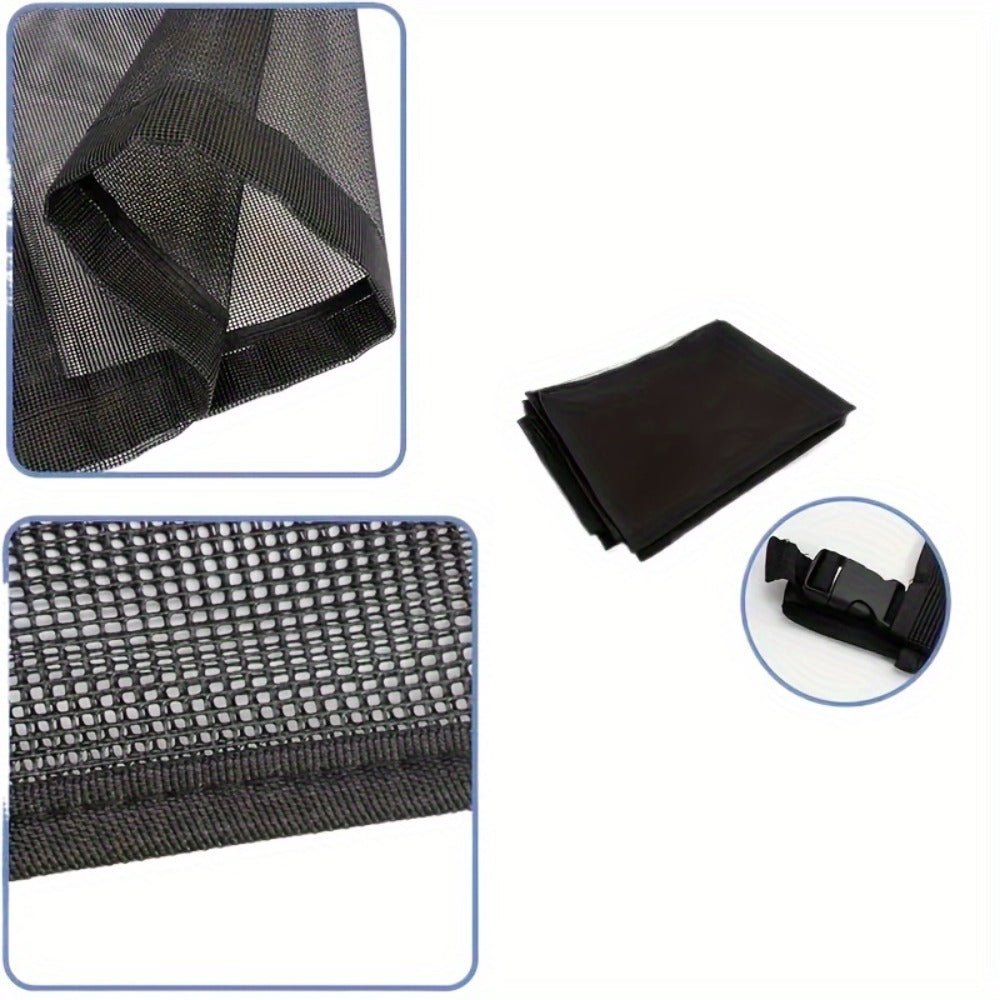 Outdoor AC Unit Cover Heavy Duty Waterproof Central Air Conditioner Cover with Mesh Vent Adjustable Straps UV Rain Snow Debris Bug Leaf Protection XS M L
