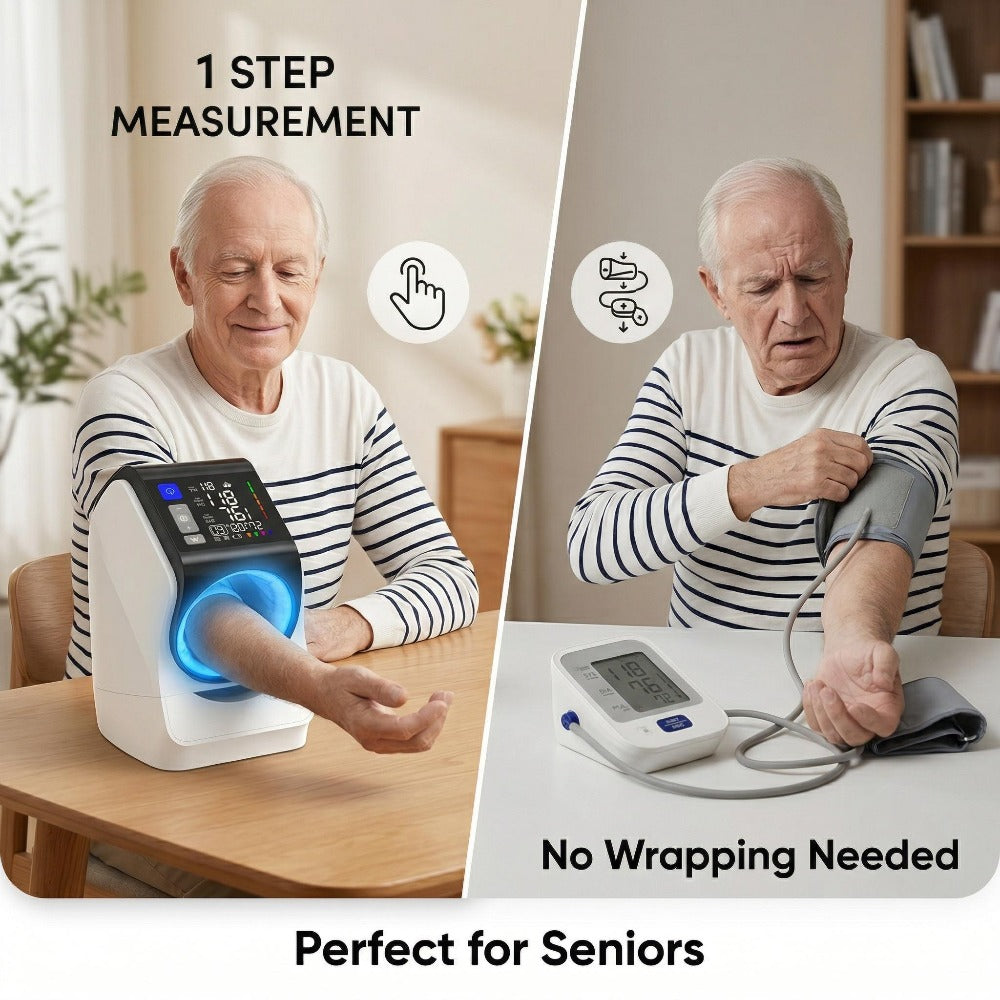 Blood Pressure Monitor Upper Arm - Automatic Digital BP Machine, Large Display, 2-4 User Memory 199 Readings, 8.7-17¡± Cuff, Home Blood Pressure Meter with Irregular Heartbeat Detection, 3 Models
