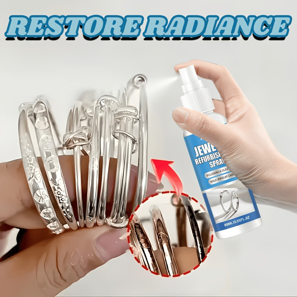 Jewelry Polish Cleaner Cream Oxidizing Formula Restores Shine on Gold Silver Bracelets Necklaces Rings Earrings Anti-Tarnish Jewelry Cleaner for All Jewelry Surfaces 1.86oz Single or 2-Pack