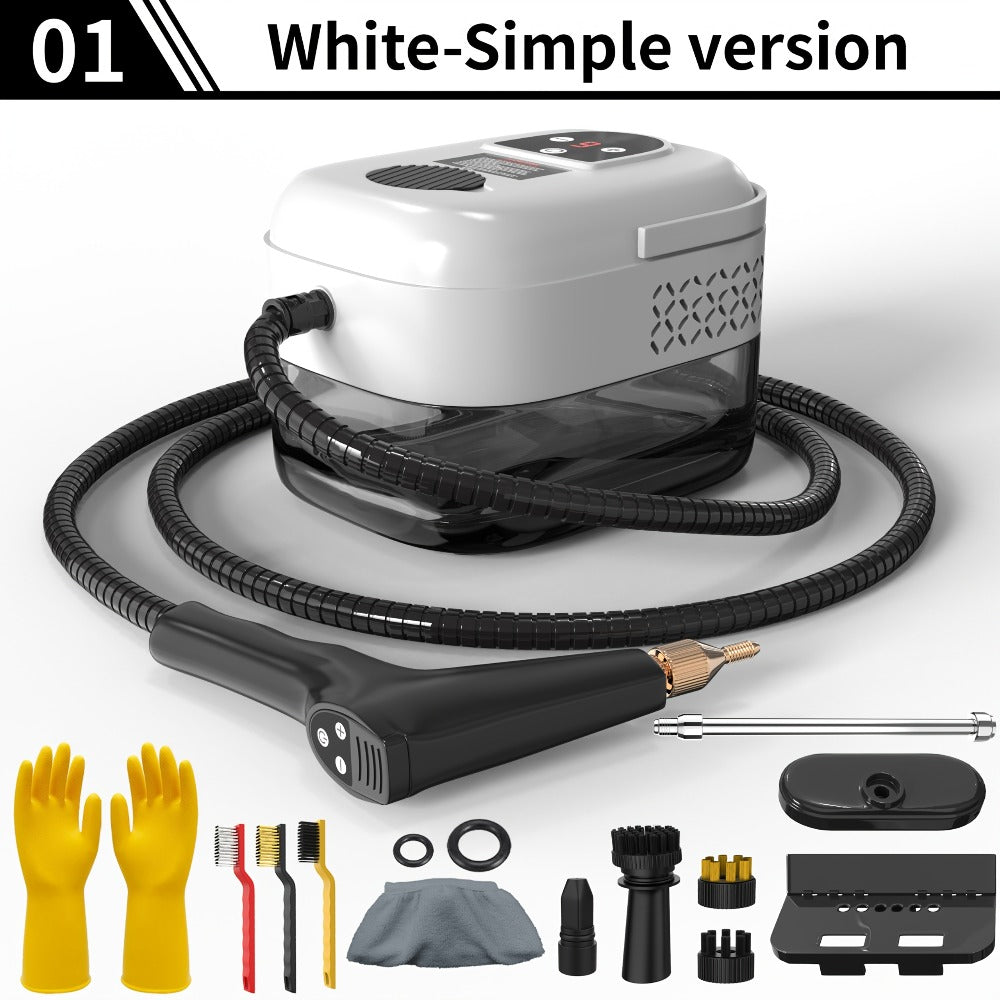Handheld Steam Cleaner High Pressure High Temperature LCD Multi-Speed for Kitchen Grease Sofa Tile Grout Carpet Home Cleaning