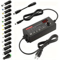 AC to DC Power Adapter 48W Adjustable 4-24V - LCD Voltage Display, Knob Control, 15 Interchangeable Tips & Polarity Converter, Overvoltage & Short Circuit Protection, 100-240V Universal Input