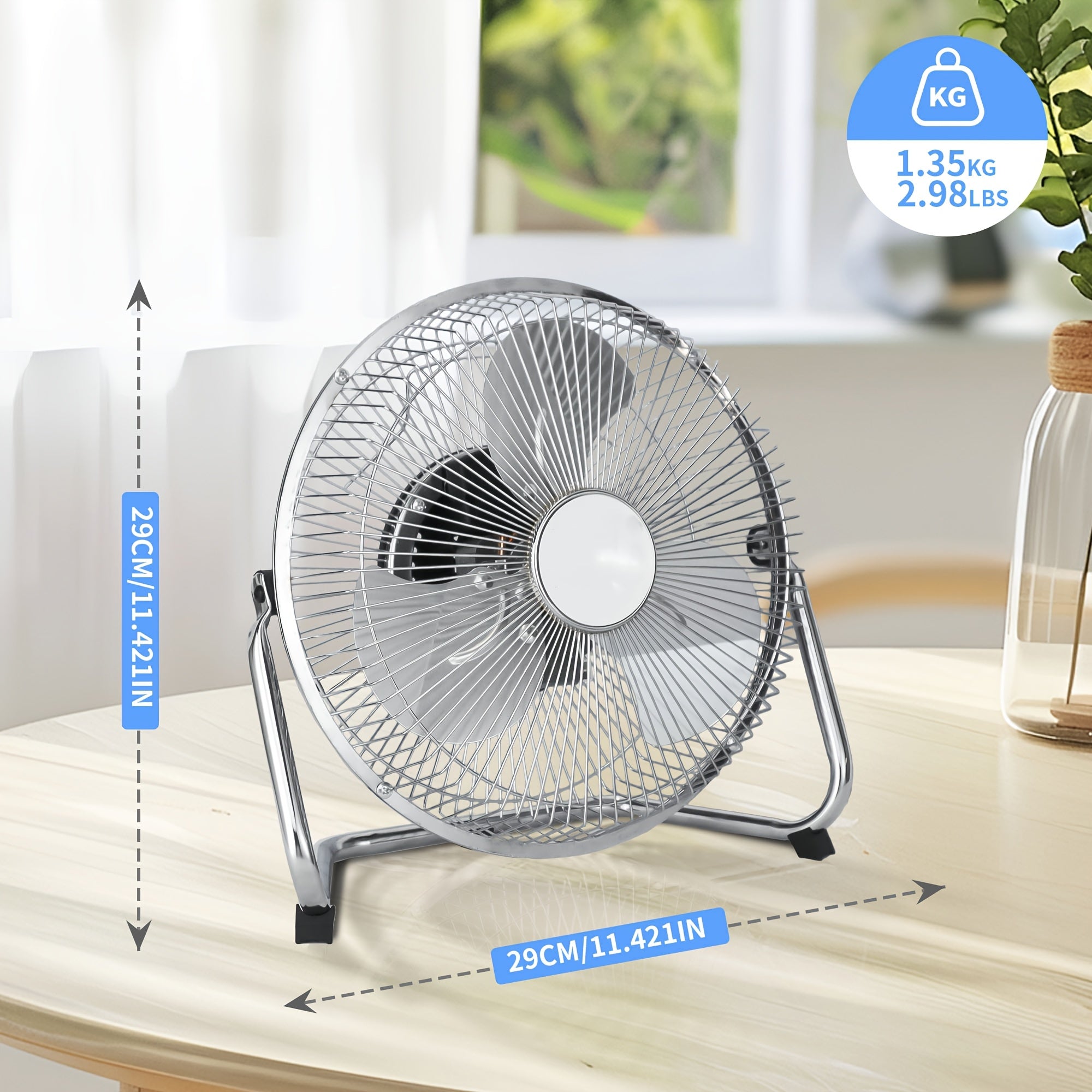Industrial Floor Fan High Velocity, 3-Speed Heavy Duty Metal Cradle Fan with 360¡ã Tilt, Multiple Sizes Available, Powerful Air Circulation Fan for Warehouse, Workshop, Garage, Factory and Basement