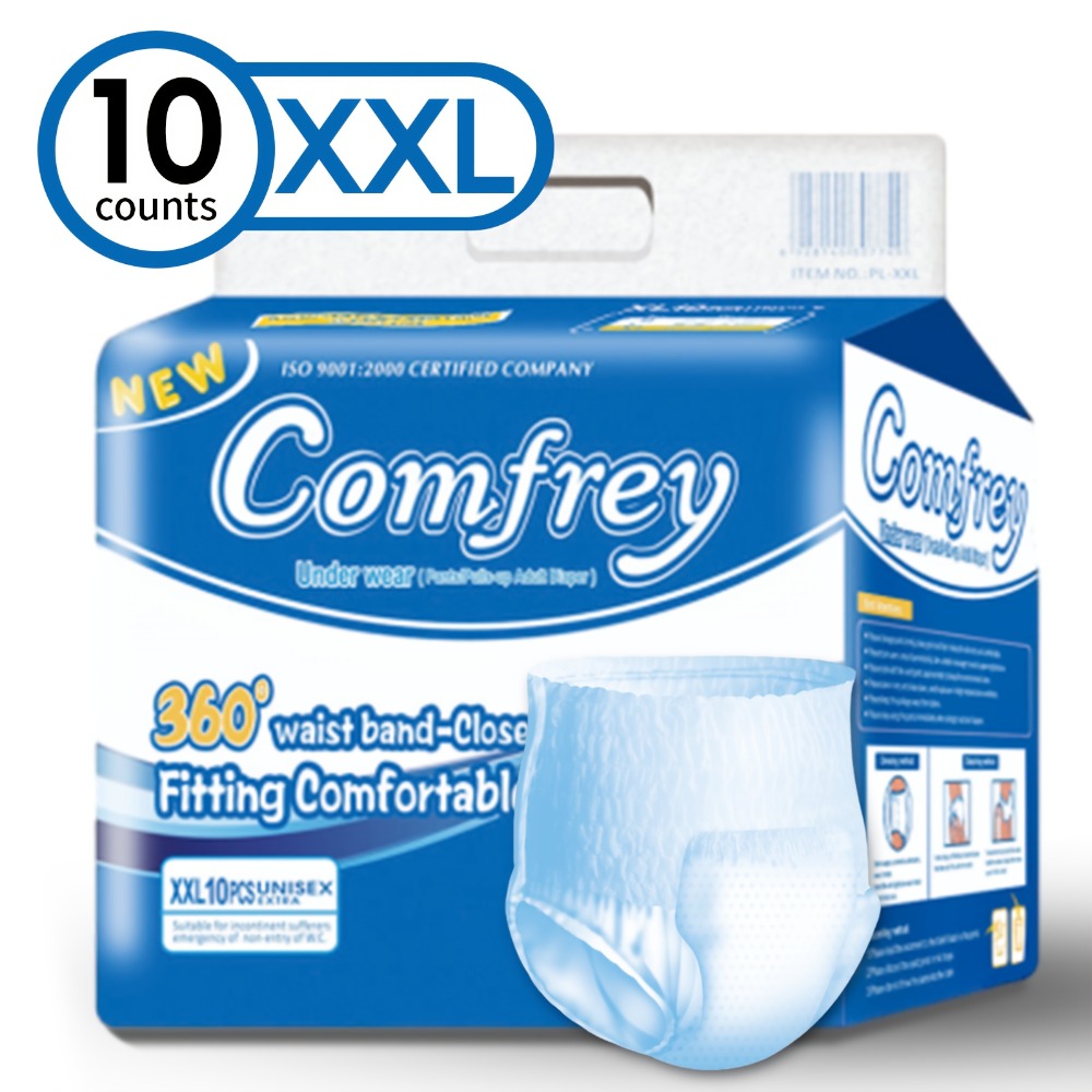 Adult Incontinence Underwear Disposable Pull Ups for Women & Men - Overnight Bladder Control Briefs, Maximum Absorbency, Slip-On Protection | M/L/XL/2XL