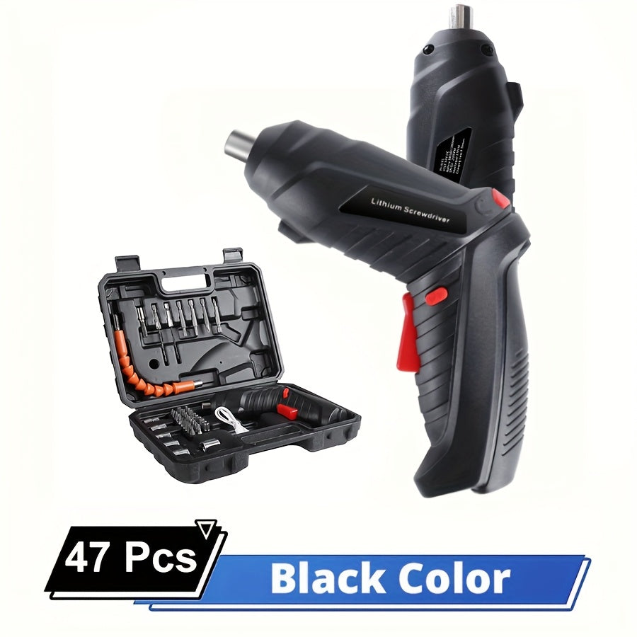 3.6V Mini Electric Drill Screwdriver Set 1300mAh Lithium Battery Power Tools Kit for Home Repair