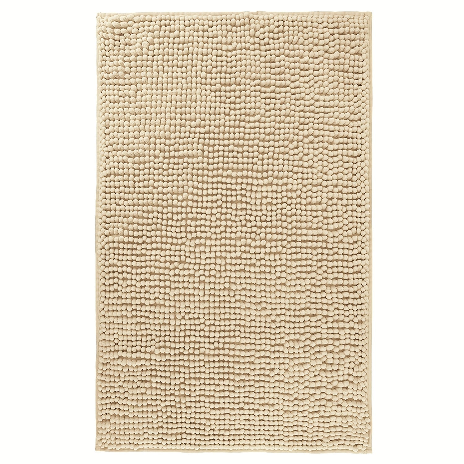 Chenille Bath Rug Extra Thick Soft Absorbent Non-Slip Bathroom Mat Machine Washable, Multiple Sizes & Colors
