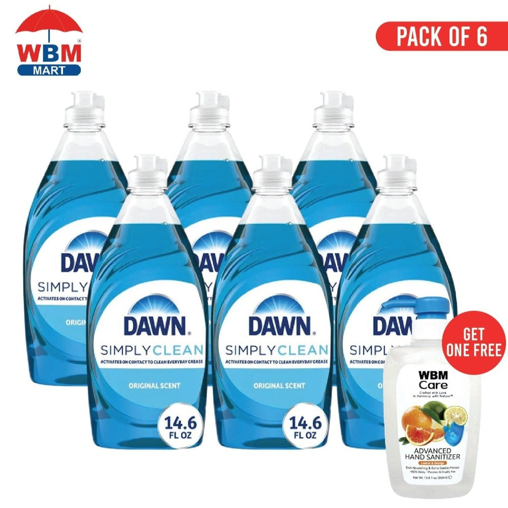 Dawn Ultra Dish Soap Liquid Dishwashing Detergent 14.6oz ¨C Original Scent, Concentrated Grease-Cutting Formula, Gentle on Hands, Ideal for Plates, Pots, Pans & Glassware ¨C Single, Value Pack & 3-Pack