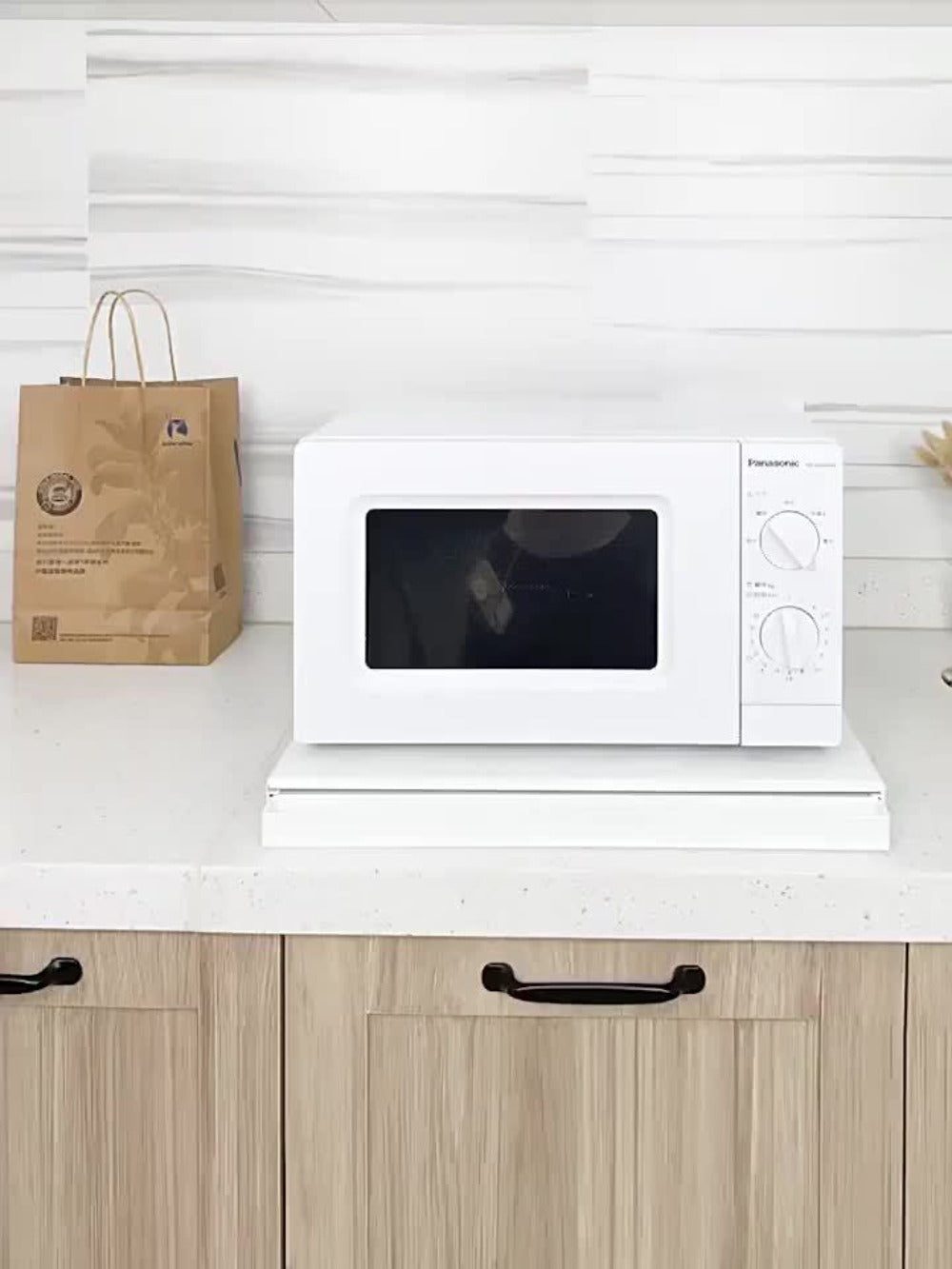 Microwave Stand Countertop Organizer Adjustable Metal Pull-Out Rack Shelf Space Saving Kitchen Storage for Microwave Oven Air Fryer Rice Cooker Coffee Station Toaster Appliances Black White 1 or 2 Piece