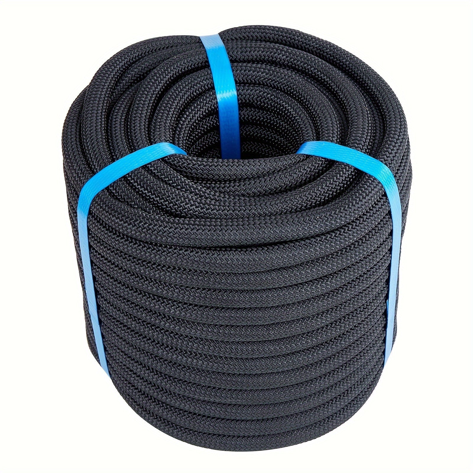 Double Braided Nylon Rope 1/2 Inch Heavy Duty Polyester ¨C 100ft 150ft 200ft Multi-Color for Anchoring Towing Cargo Sailing Dock Lines & Outdoor Use