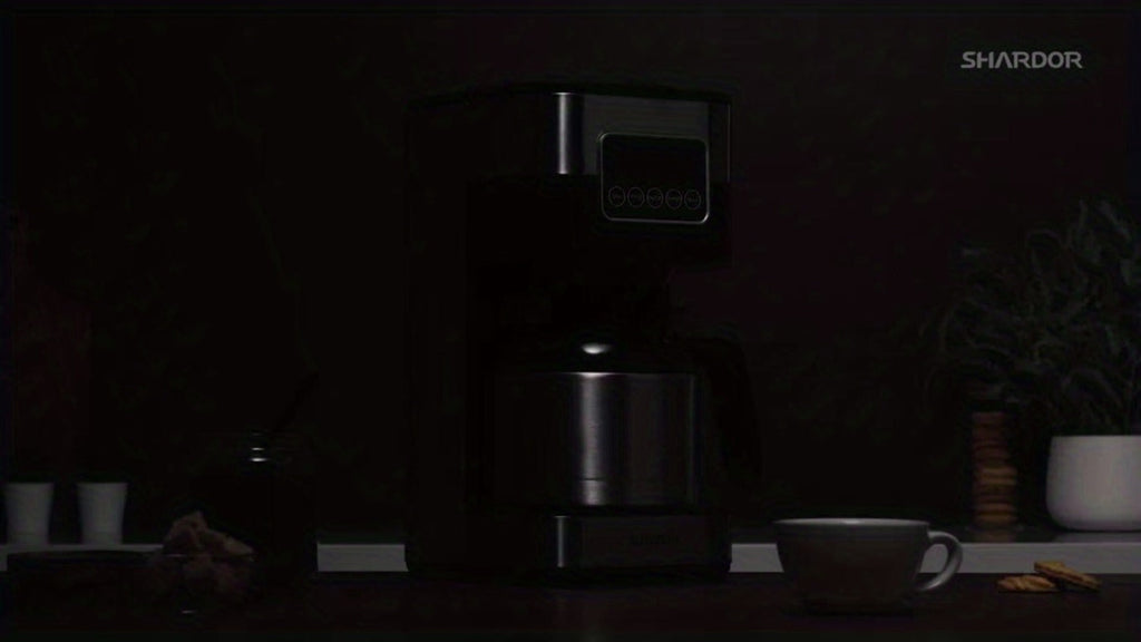 Touch Screen Programmable Drip Coffee Maker, Stainless Steel, Pause & Serve, Customizable Brew Strength, Keep Warm, Auto Shut-Off, Modern Coffee Machine for Home Kitchen