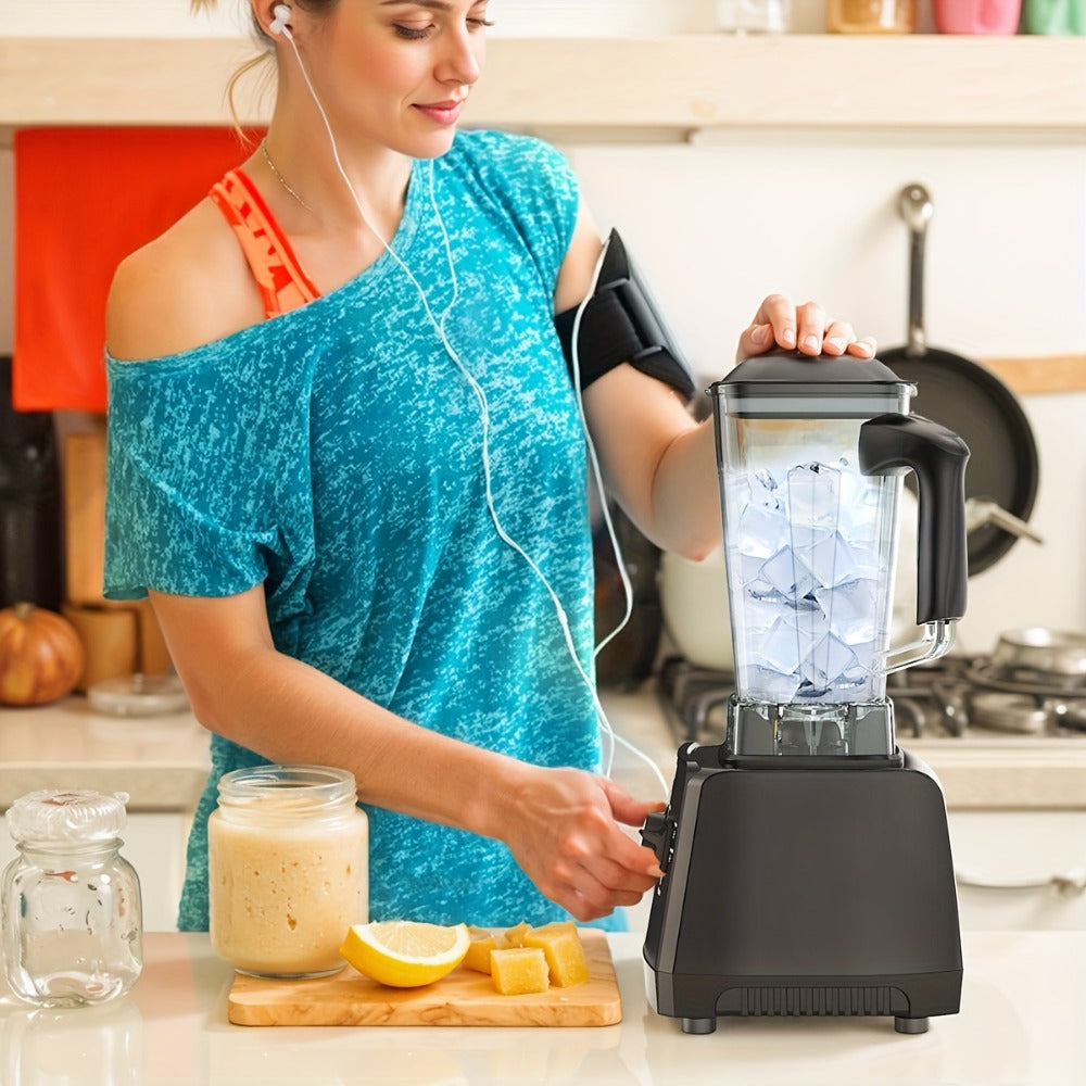 Professional Blender for Kitchen 68oz 25000RPM 2400W - Countertop Smoothie Blender with 2 Containers Stainless Steel Blade Variable Speed Pulse for Ice Frozen Fruit Juice Shakes 7 Colors