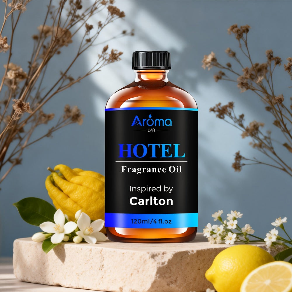Hotel Fragrance Essential Oil 4oz/120ml ¨C Luxury Scent for Diffuser, Humidifier, Candles & Perfume | White Tea, CapriBreeze, MINE, Beach Villas, R-C Hotel