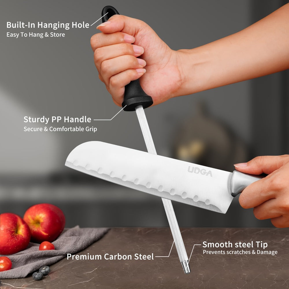 Stainless Steel Kitchen Knife Set Chef Knife Damascus Black Knife Block