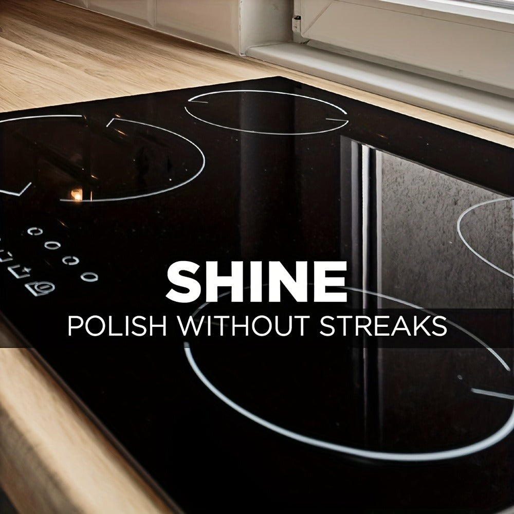Ceramic Stovetop Cleaner Cream ¨C Heavy Duty Glass Stove Top Cleaning Paste, Removes Burnt-On Grease & Stains, Non-Scratch, Non-Toxic, No Harsh Fumes, Safe for Induction & Electric Cooktops