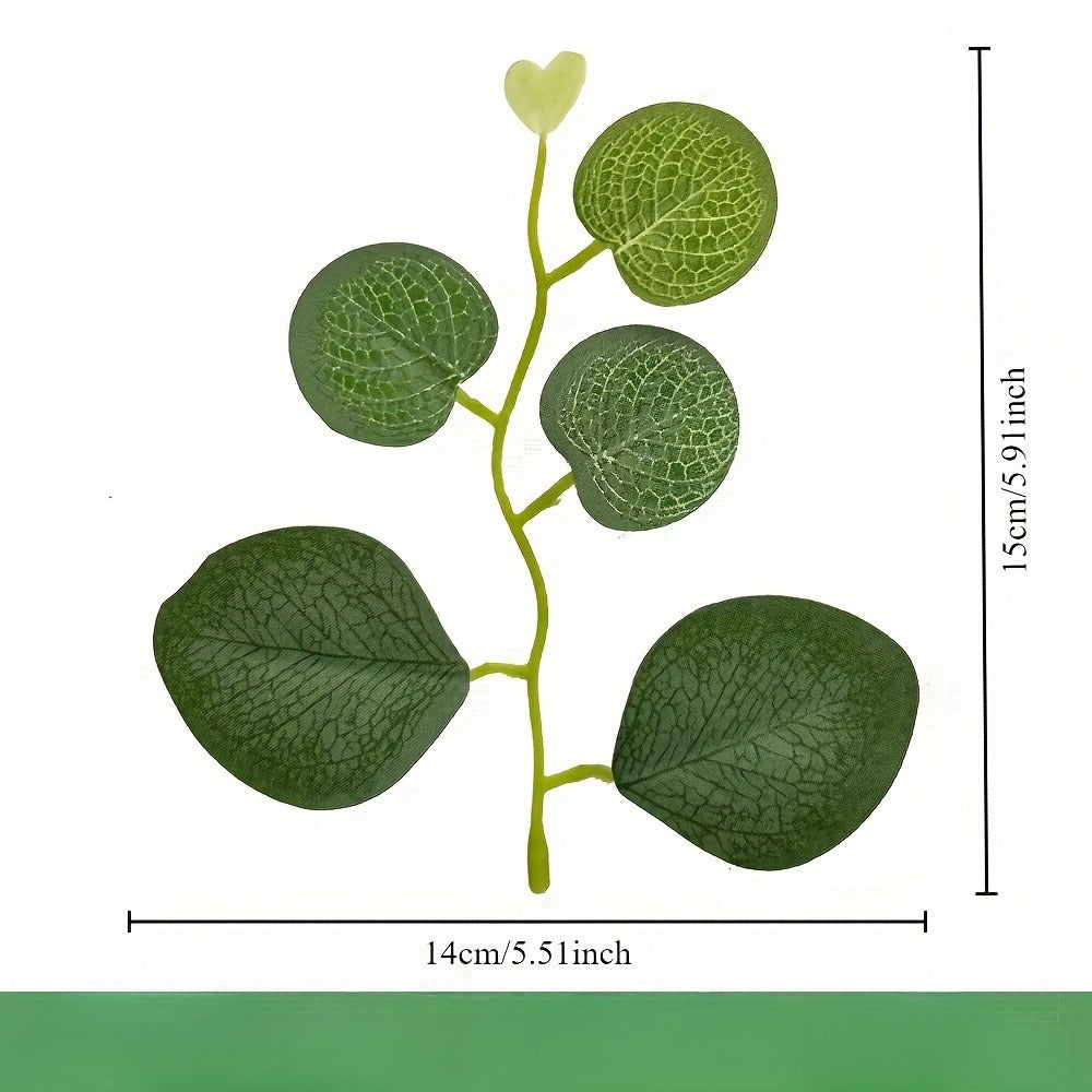 Artificial Ivy Leaves 100pcs Real Touch Faux Greenery Bulk, Realistic Plastic Willow Leaf for Wedding Home Decor DIY Wreaths Party Outdoor Decoration, Lush Ivy Vine Leaves Long Lasting