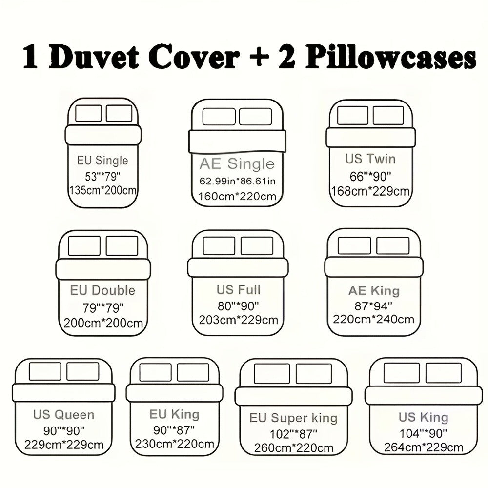 Floral Duvet Cover Set 3 Piece - Zipper Closure Patchwork Comforter Cover with 2 Pillowcases, All-Season Lightweight Kids Bedding Set, Pastoral Flower Plaid Print, Twin Full Queen King