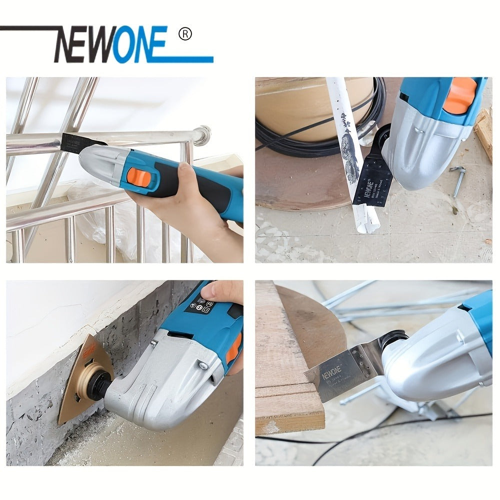 Oscillating Multitool Kit 2.5 Amp Corded, 6-Speed Variable, 3¡ã Oscillation Angle, Cutting Tool for Wood Metal Plastic, High-Precision Renovator Tool for DIY Projects & Home Repairs, Accessories Included