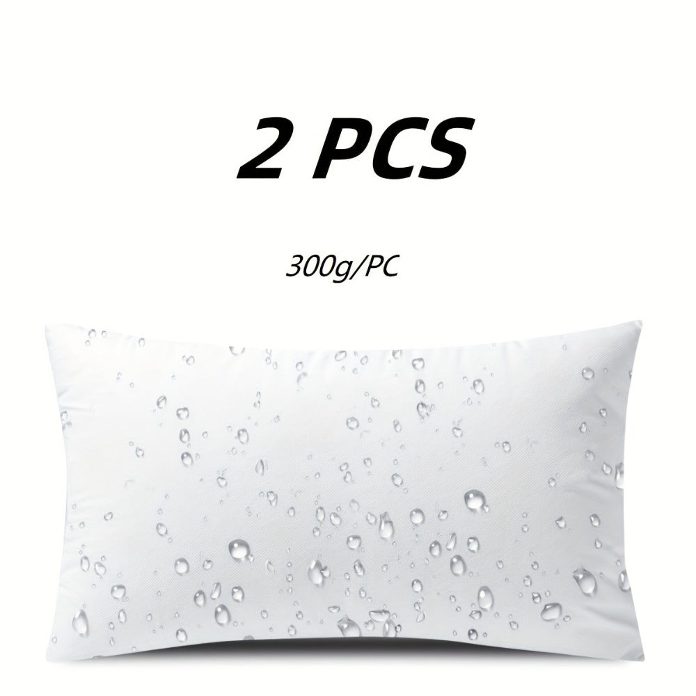 Pillow Inserts Square Indoor Outdoor Decorative Cushion Filling - Woven Fabric 200g+ Stuffing for Throw Pillows Couch Sofa Patio, White, Pack of 2 or 4, Multiple Sizes 12x20 16x16 18x18 20x20 22x22