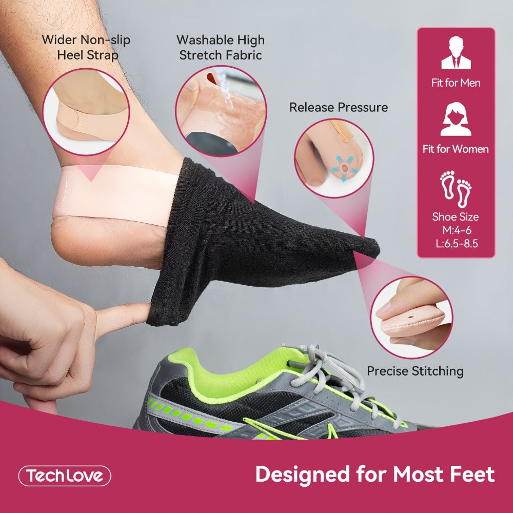 Bunion Corrector Socks Big Toe Straightener 1 Pair Adjustable Breathable Day Night Sleeve In-Shoe Hallux Valgus Correction Medium Large