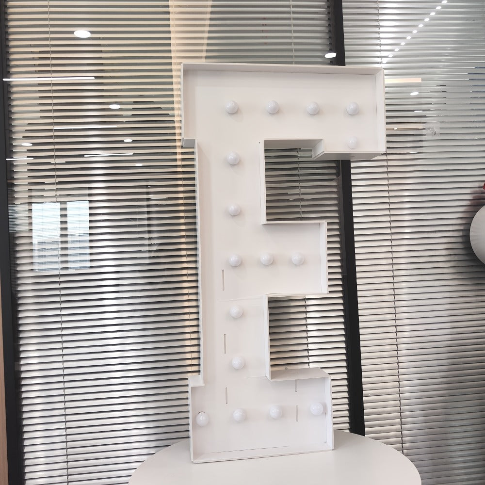 LED Letter Lights 4FT Tall Marquee Letter Lights A-Z Alphabet Light Up Letters with Cool White LED for Wedding, Birthday, Party, Proposal & Graduation Decor