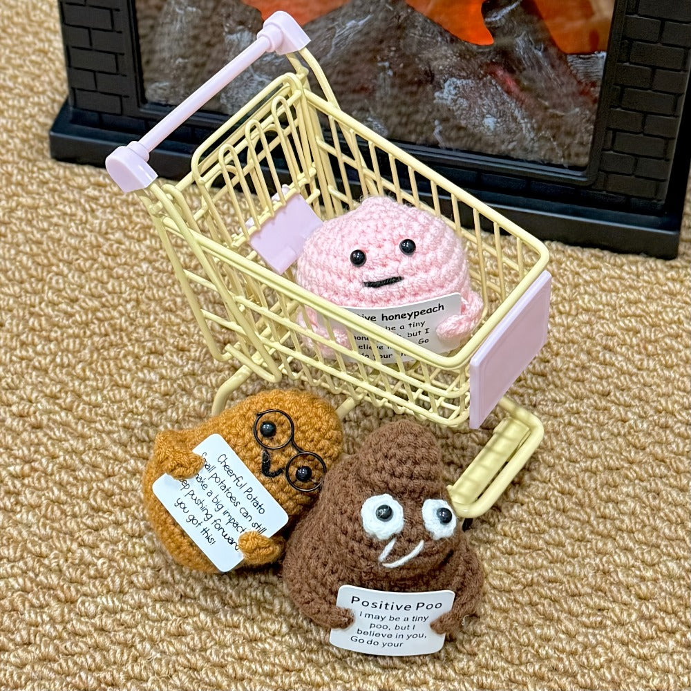 Crochet Doll Set 20pcs Handmade Emotional Support Dolls ¨C Cute Collectible Okra Plush Figures, Birthday Gift for Women Men Mom Dad Kids Teacher Friend Coworker
