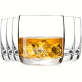 Whiskey Glasses Set of 6 ¨C Premium Crystal Bourbon Rocks Glasses 10.5oz, Clear Drinking Glasses for Scotch Cocktail Whisky Juice, Dishwasher Safe Glassware, Father's Day Gift for Men Dad