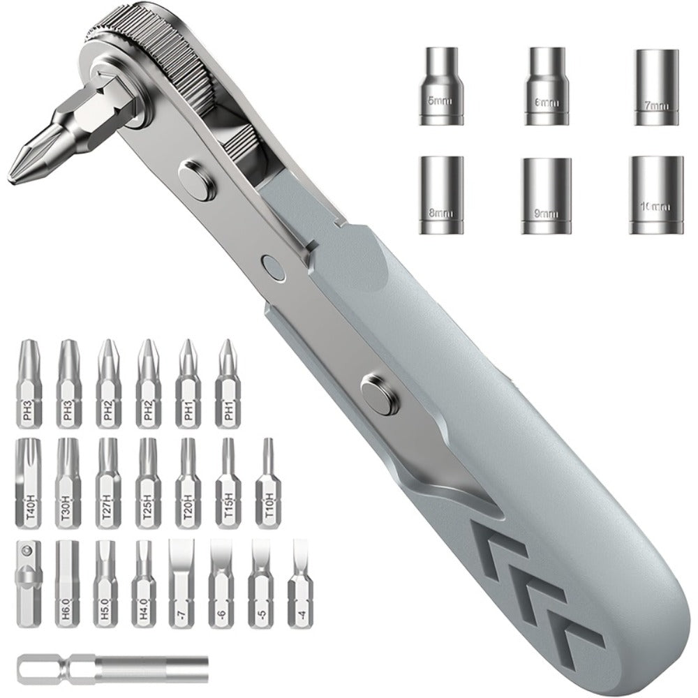 Precision Screwdriver Bit Set 30/51/55-in-1 with Case, Mini Magnetic Repair Tool Kit for iPhone, Laptop, PC, Watch, Glasses & Electronics, Multi-Size Phillips Torx Hex Slotted Screwdriver Set
