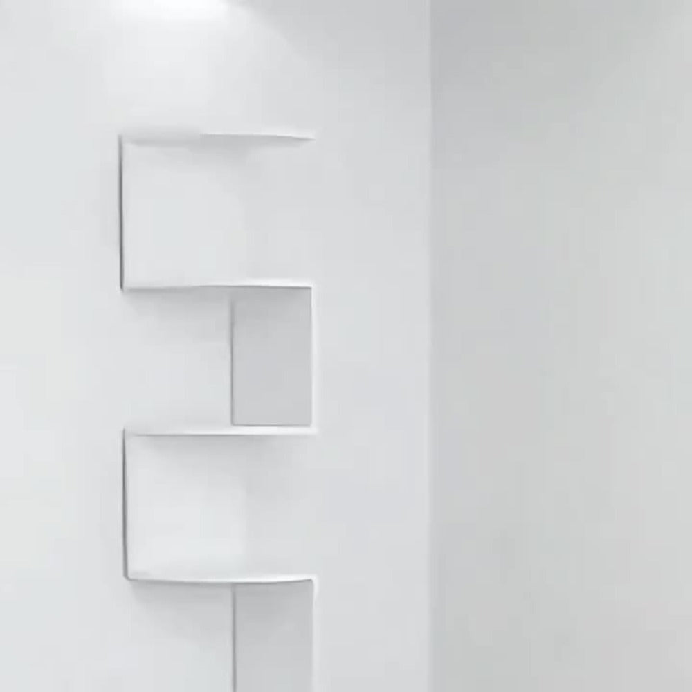 Corner Wall Shelf 3-5 Tier Floating Hanging Corner Shelf Wall Mounted Storage Organizer for Living Room Bedroom Kitchen Bathroom Office