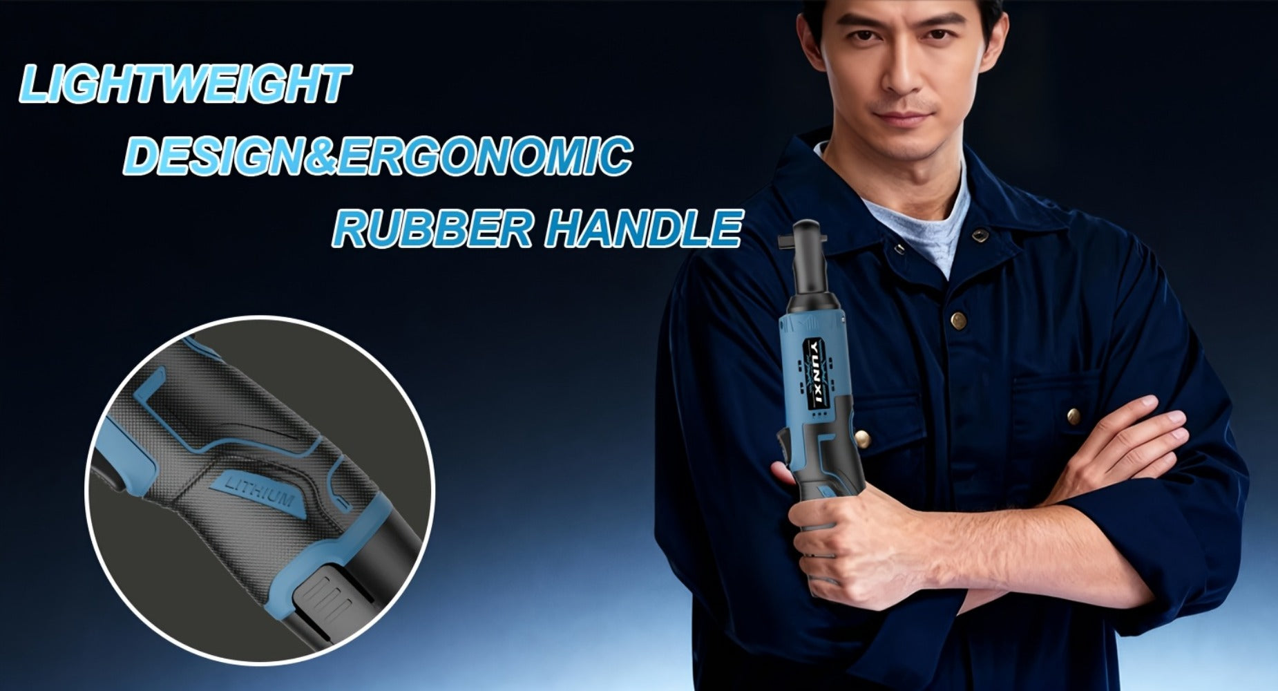 12V Brushless Electric Ratchet Wrench Set with Battery & Quick Charger ¨C Wireless Car Repair Tool Kit for Home & Auto, Holiday Gift for Men