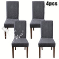 Stretch Dining Chair Covers Set of 4/6 - Plant Print Slipcovers for Dining Room Kitchen Chairs, Elastic Parsons Chair Protector, Home Decor