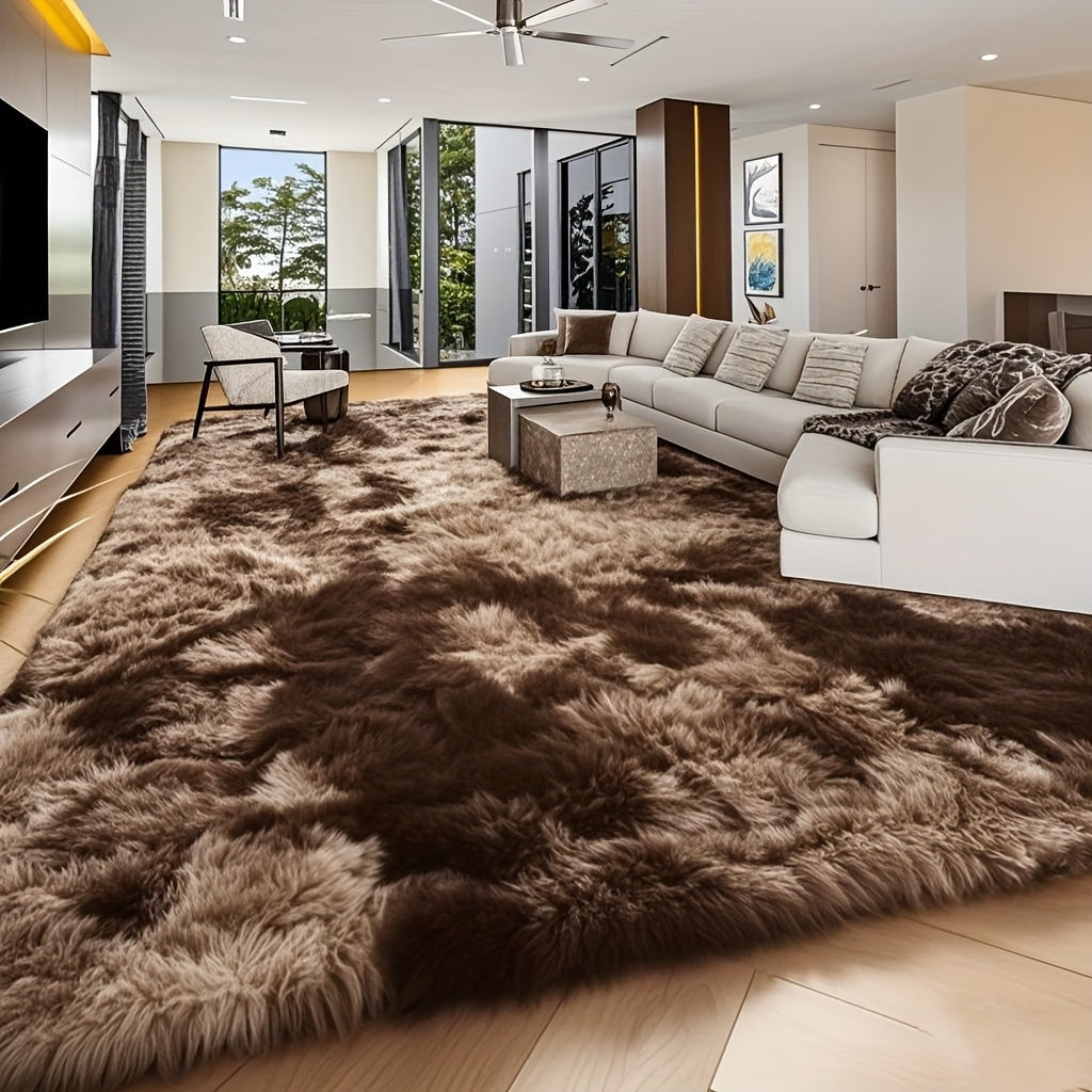 Fluffy Area Rug 8x10 Large Plush Shag Rug for Living Room Bedroom Non-Slip Soft Fuzzy Carpet Modern Home Decor Floor Mat Teen Dorm Room Decor
