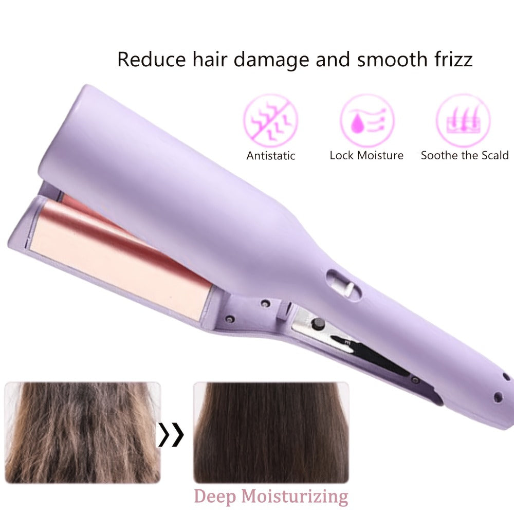 32mm Wave Curling Iron - Women's Hair Curler for Long-Lasting Deep Curls & Instant Beach Waves, Professional Salon Styling Tool for All Hair Types, Easy to Use, Gift for Women, Travel & Home Use