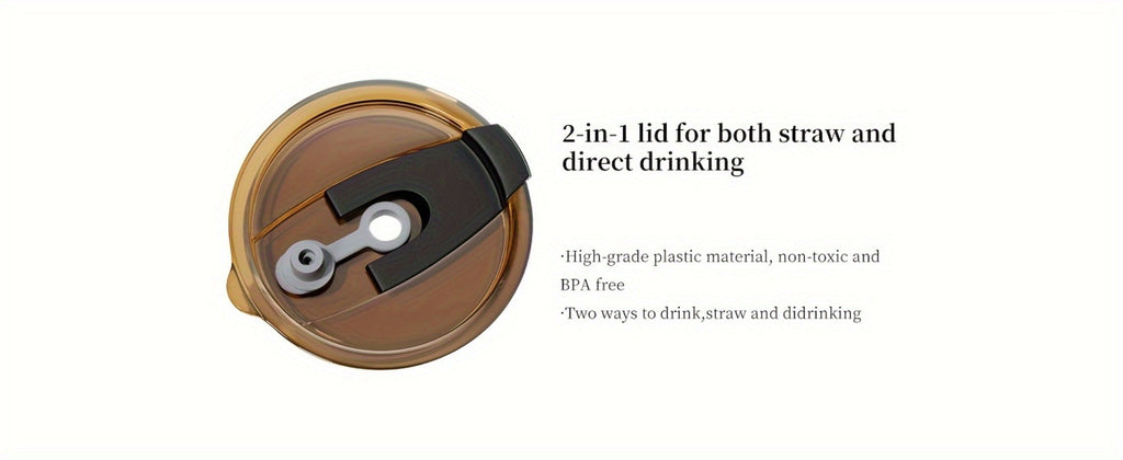 Glass Coffee Cup with Straw 14 Oz ¨C BPA-Free Glass Travel Mug & Water Bottle for Men & Women ¨C Tumbler for Coffee, Juice & Office Use ¨C Easy to Clean ¨C Brown & Dark Green